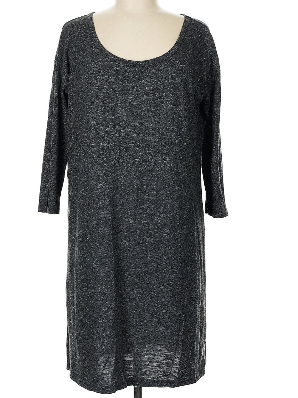 GAP Charcoal Scoop Neck half Sleeve Dress
